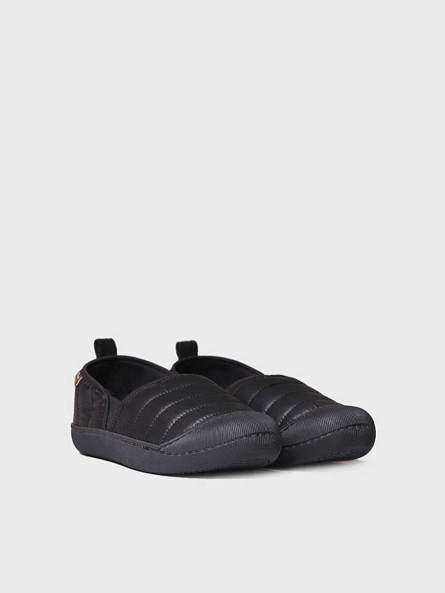 Hombre Toni Pons | Slippers Para Hombre En Goma Y Tejido Acolchado En Negro - Colin-Tk