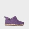 Mujer Toni Pons | Slipper Abotinada Para Mujer En Fieltro En Morado - Duna-Fp