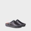 Hombre Toni Pons | Zapatilla Para Hombre Tipo Zueco En Fieltro Y Tejido Acolchado En Negro - Nordi-Tk