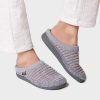 Mujer Toni Pons | Zapatilla Tipo Zueco Para Mujer En Fieltro Y Pelo Sintetico En Gris - Malu-Od