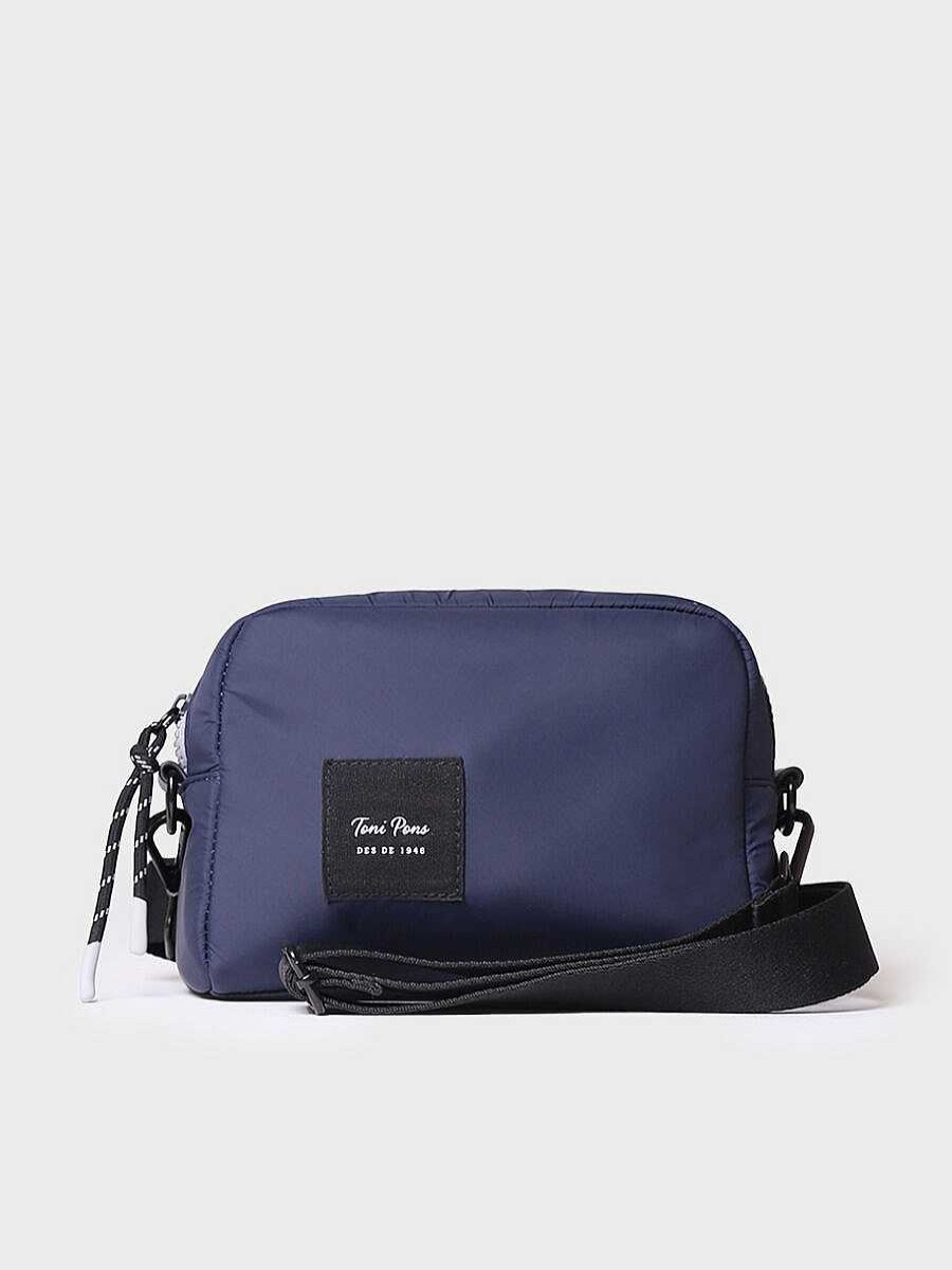 Mujer Toni Pons Bolsos | Bolso Tipo Bandolera De Mujer En Azul Marino - Granger