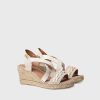 Mujer Toni Pons | Sandalia De Cuna De Yute En Color Beige - Susa-Bn