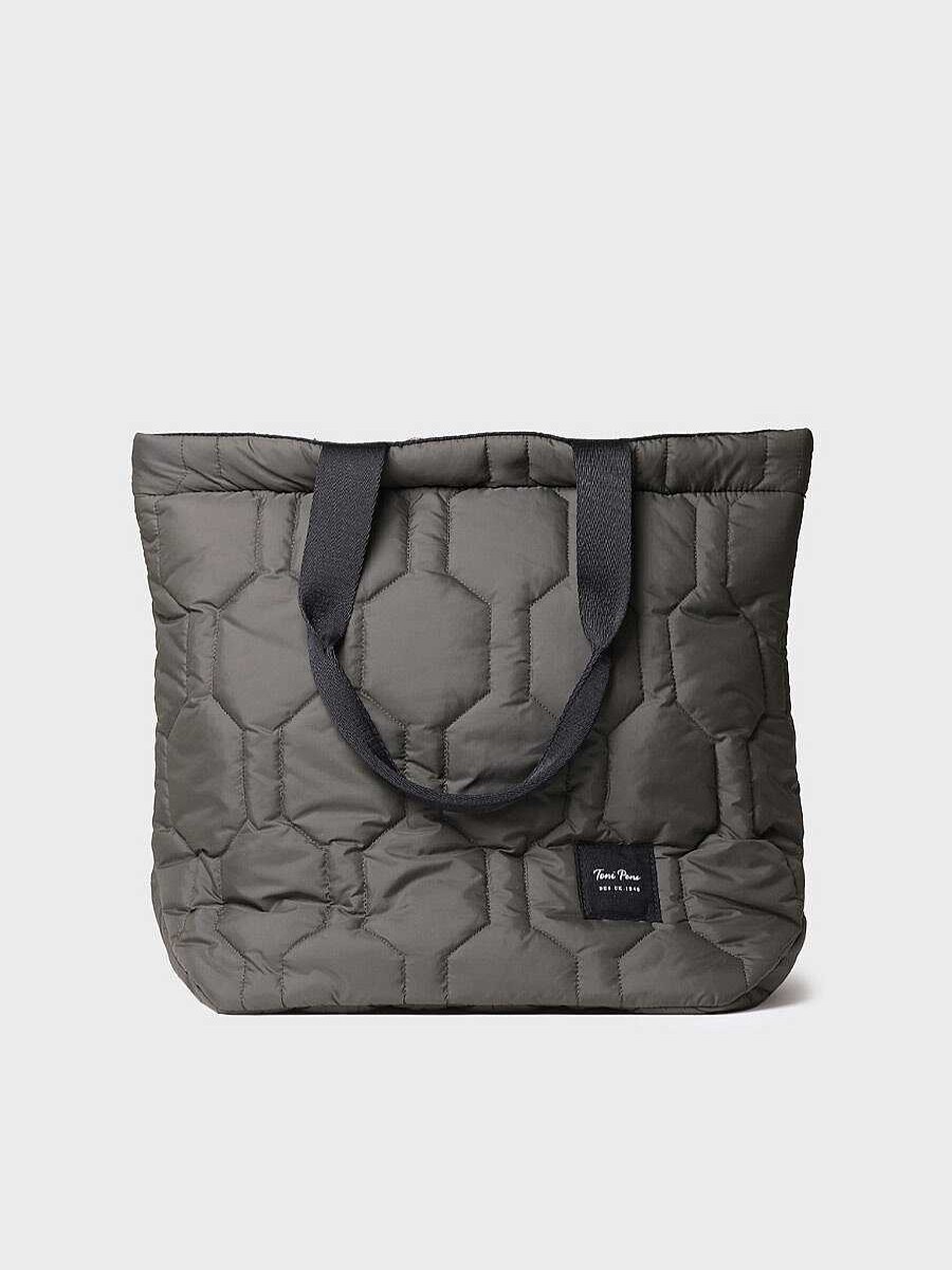 Mujer Toni Pons Bolsos | Bolso Para Mujer En Tejido De Anorak En Caqui - Georgia