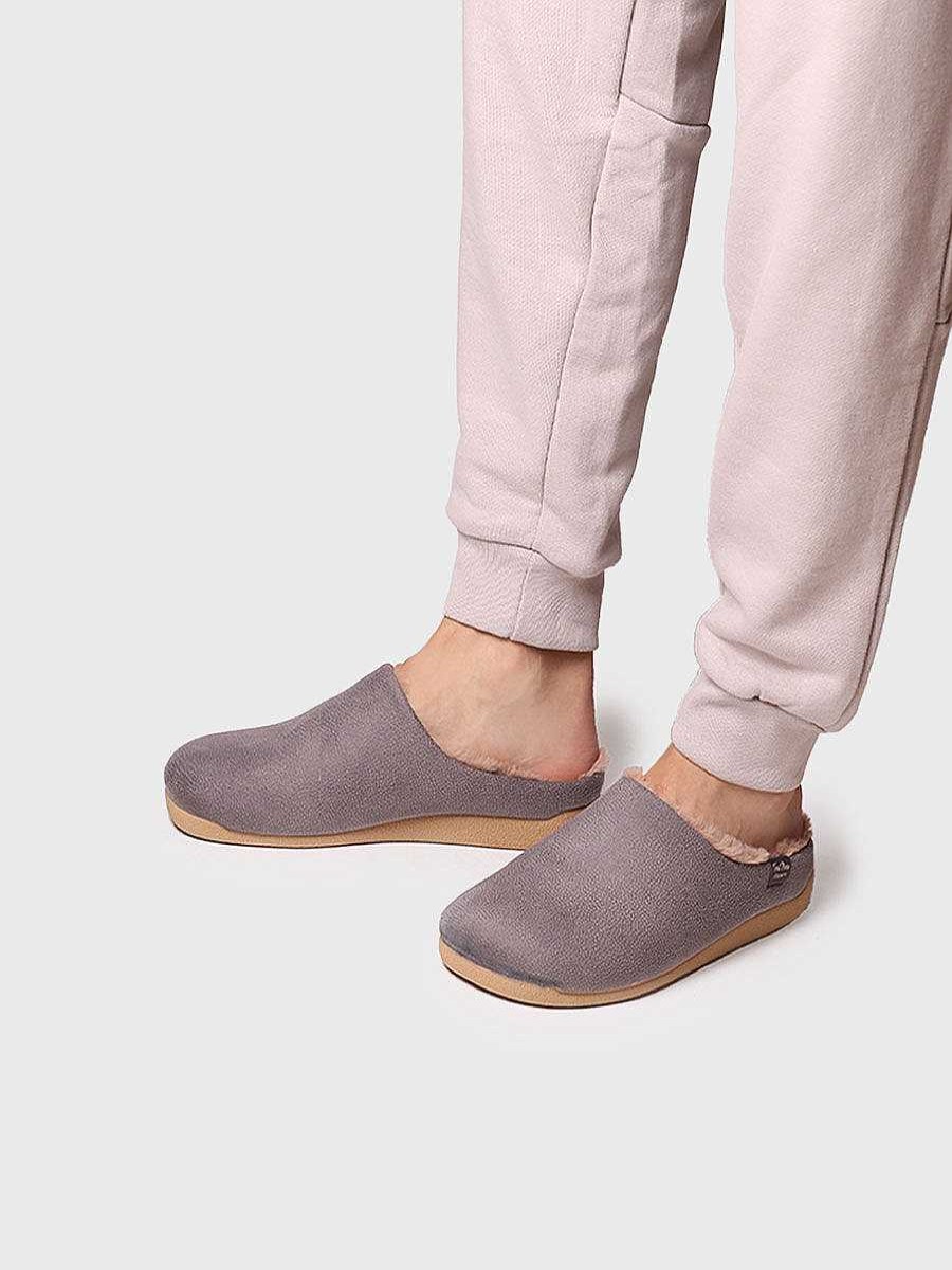 Hombre Toni Pons | Slippers Para Hombre En Tejido En Gris - Noti-Bd