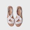 Mujer Toni Pons | Sandalias Con Tiras Elasticas En Color Crudo - Eire-Tr